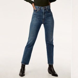 AGOLDE PINCH WAIST HIGH RISE KICK - PLACEBO 27